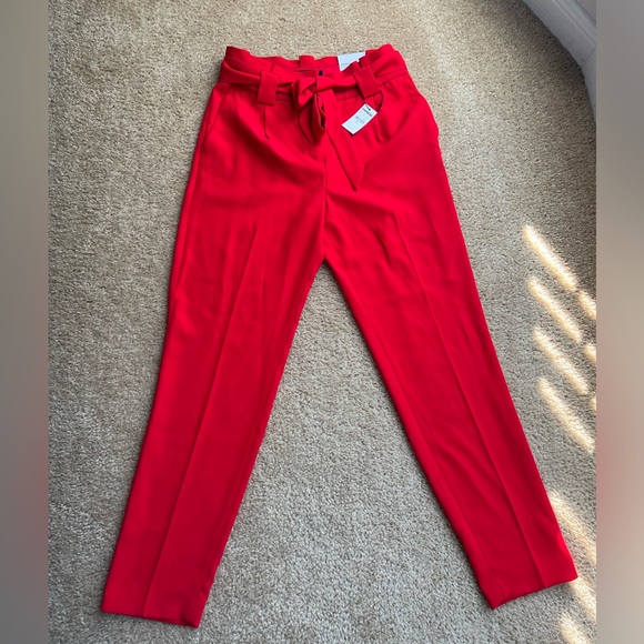 Express ankle high-rise paperbag dress pant, size 2R, new, tags attached - Picture 5 of 8